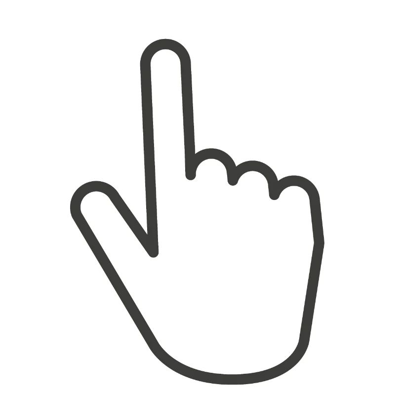 tap it hand click