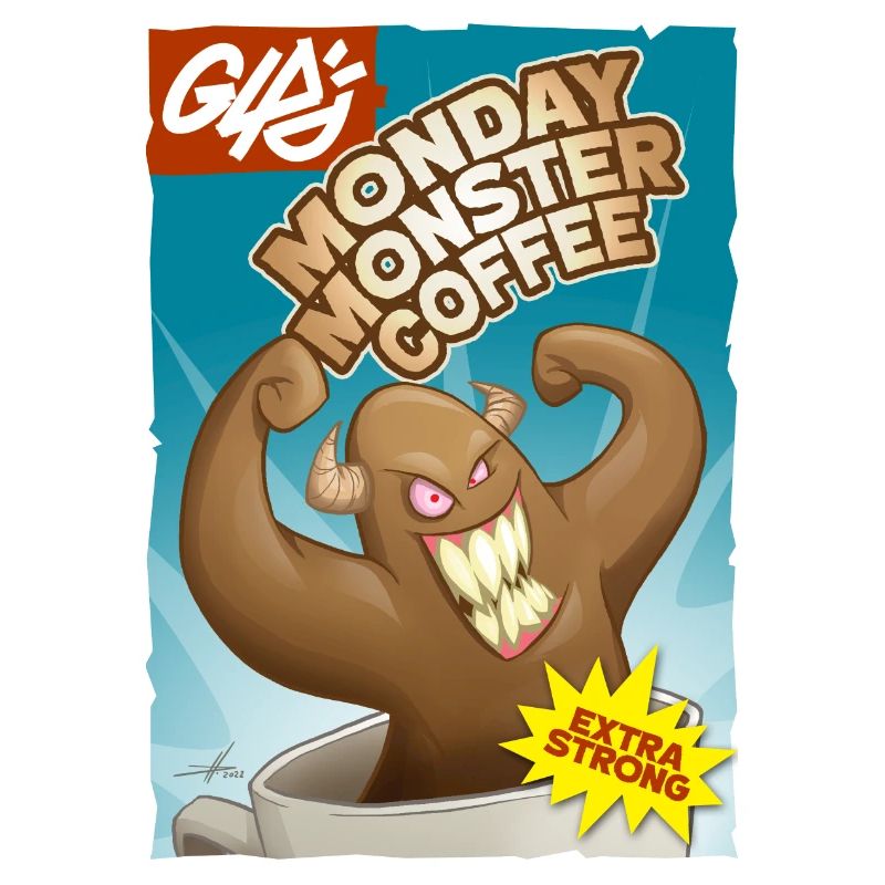 GLAD mondayMonsterCoffee