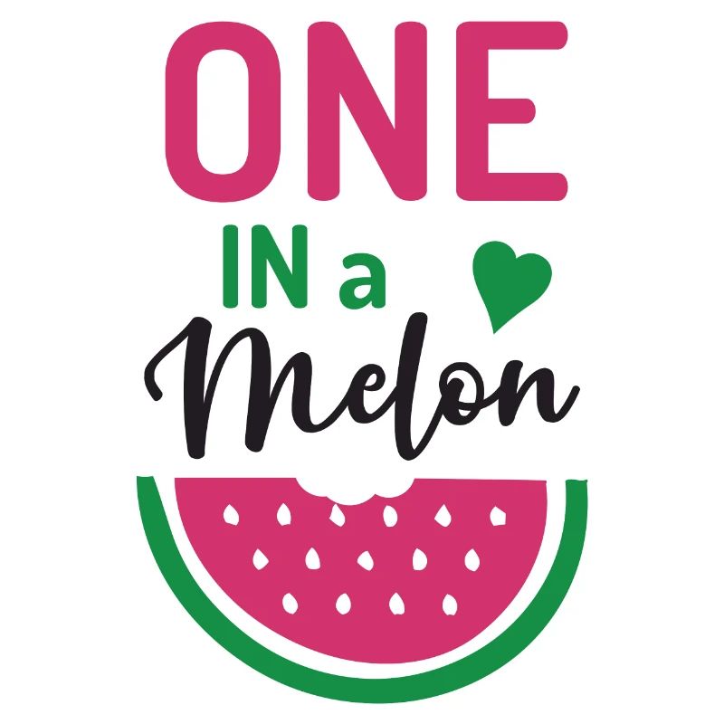 Eins in einer Melone