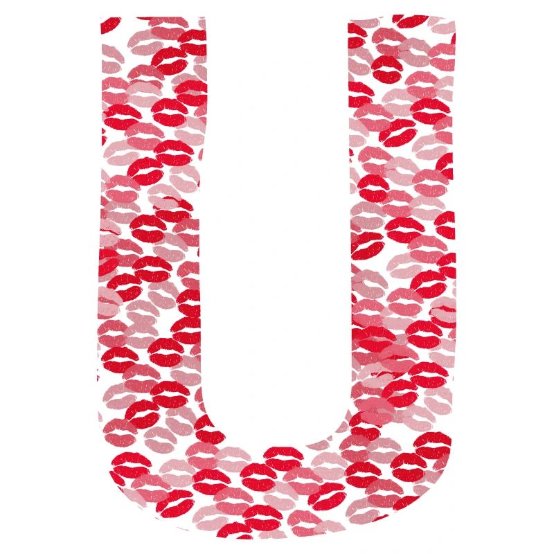 Buchstabe U - Kussgeschenk