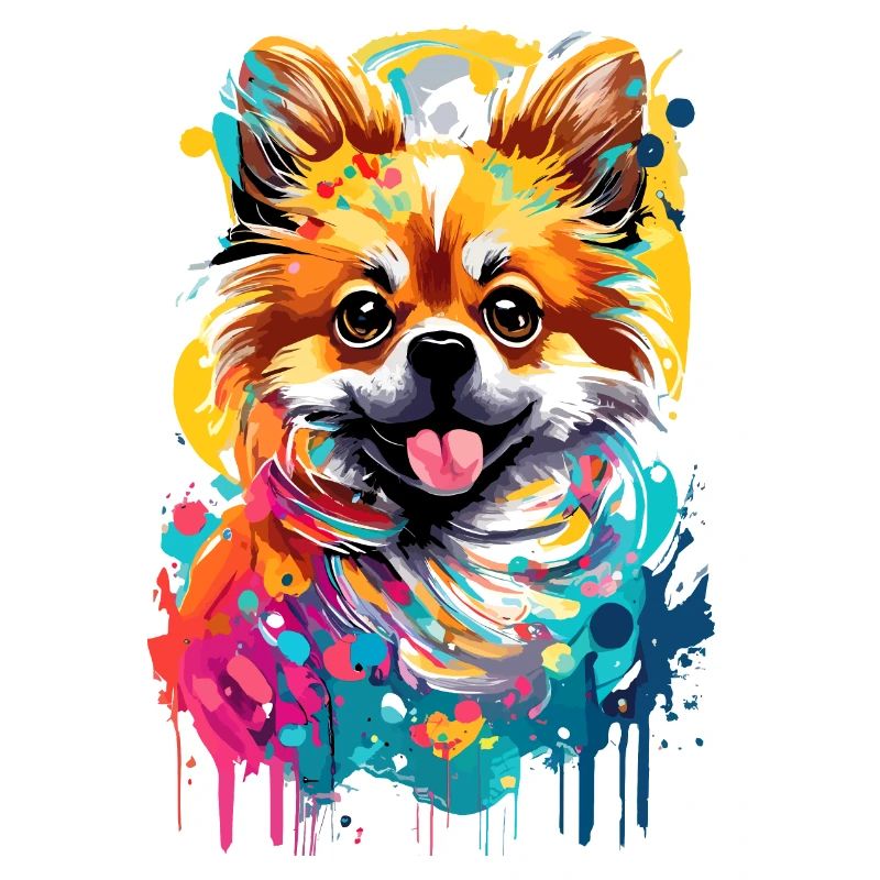 Deutscher Spitz - Zwergspitz Pomeranian Hund