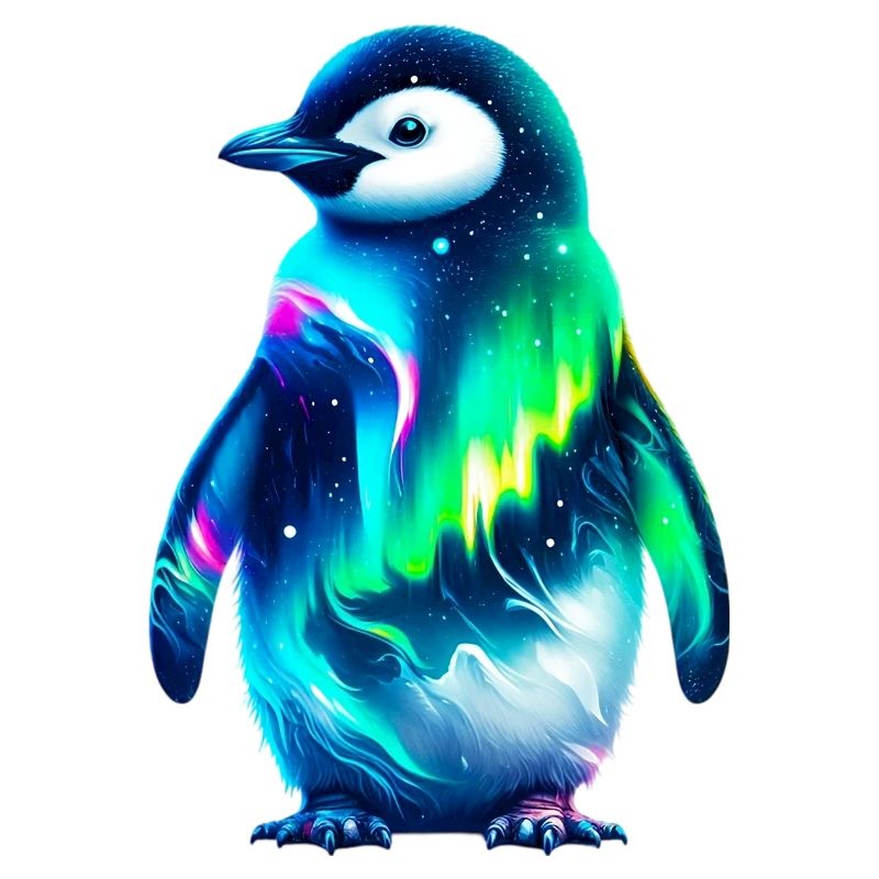 Aurora Borealis Pinguin