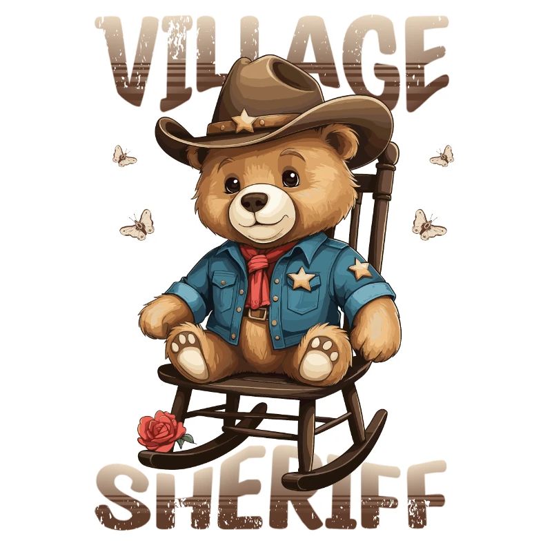 Bär der Dorf Sheriff