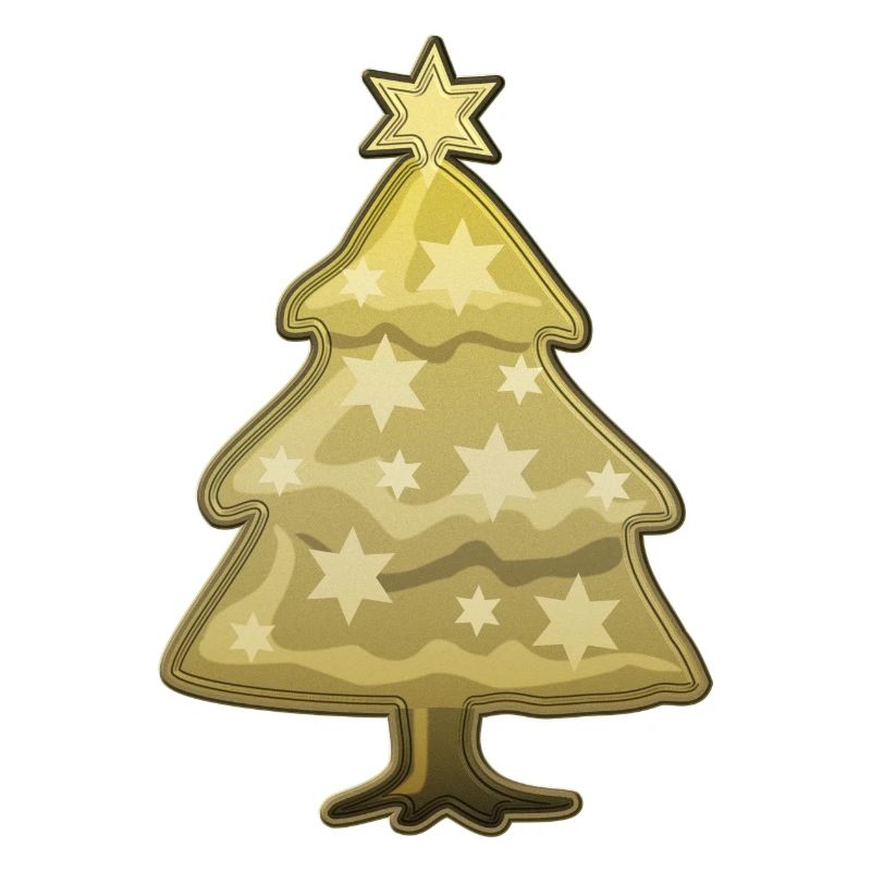 Sapin de Noël avec étoile