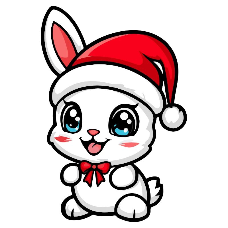 Lapin Noël Mignon