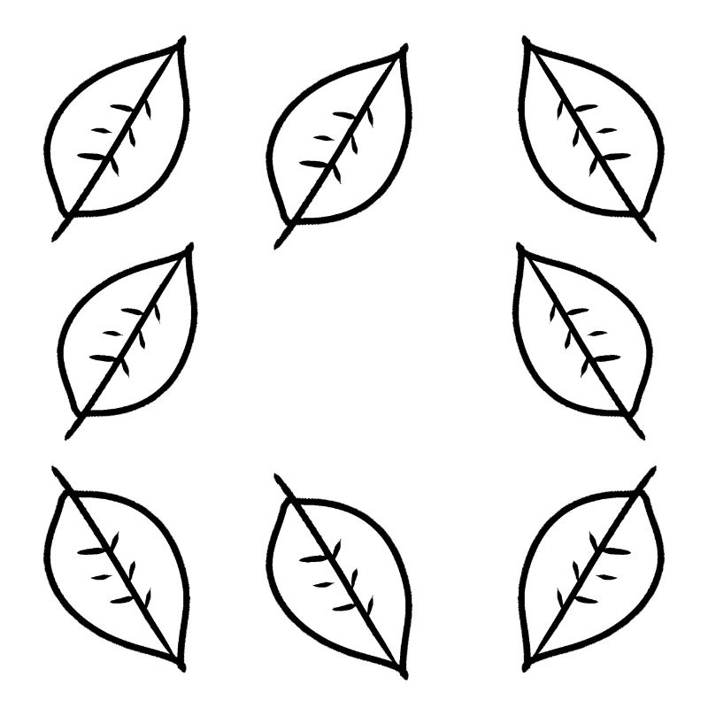 Frame Leaf Leaves Shape Nature