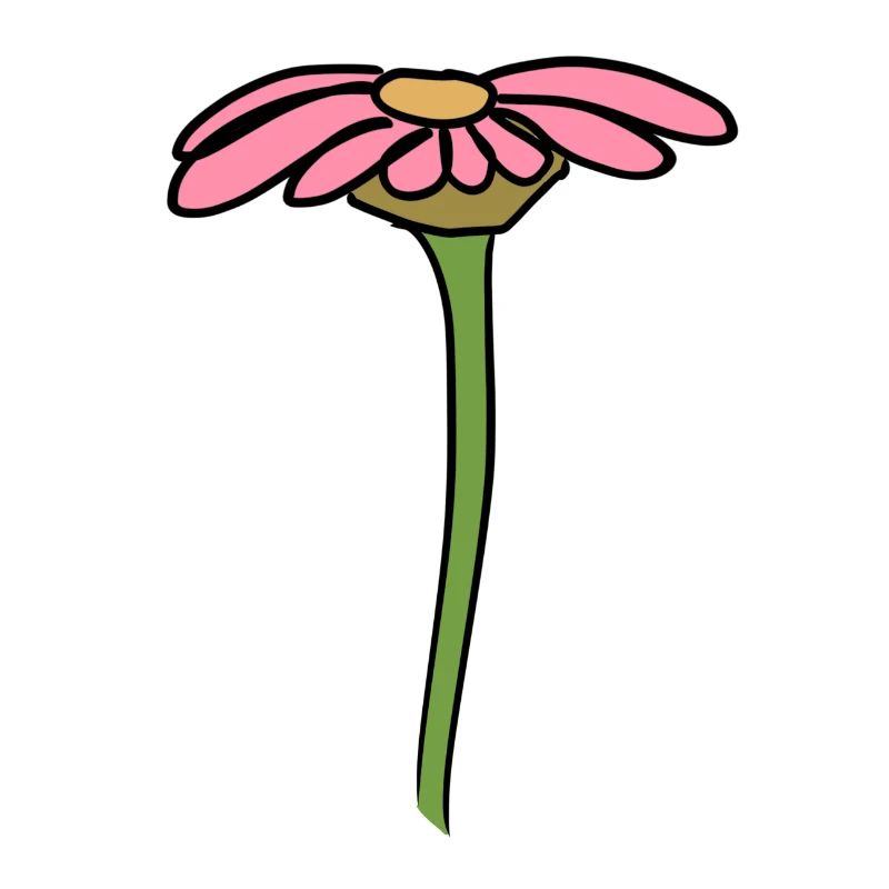 symbole de fleur symbole de forme de plante rose