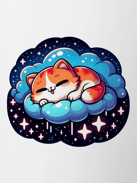 Chaton endormi mignon