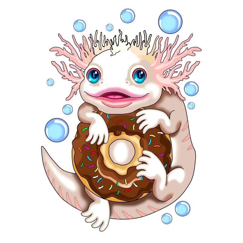 Axolotl Donut Snaxolotl