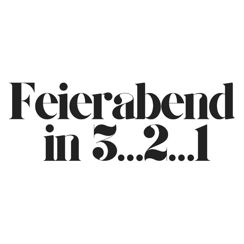Feierabend in 3 2 1