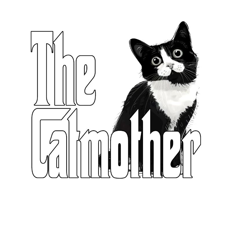 Katze Mutter La Catmother Chat Crazy Maman Maman