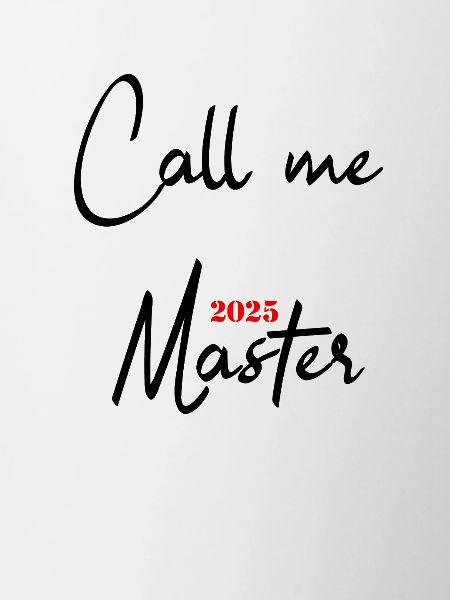 Master 2025 Masterabschluss Sponsion Graduation