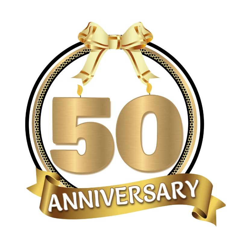 50e anniversaire de mariage d'or