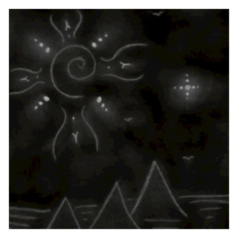 INVERTED SUN AND PYRAMIDS