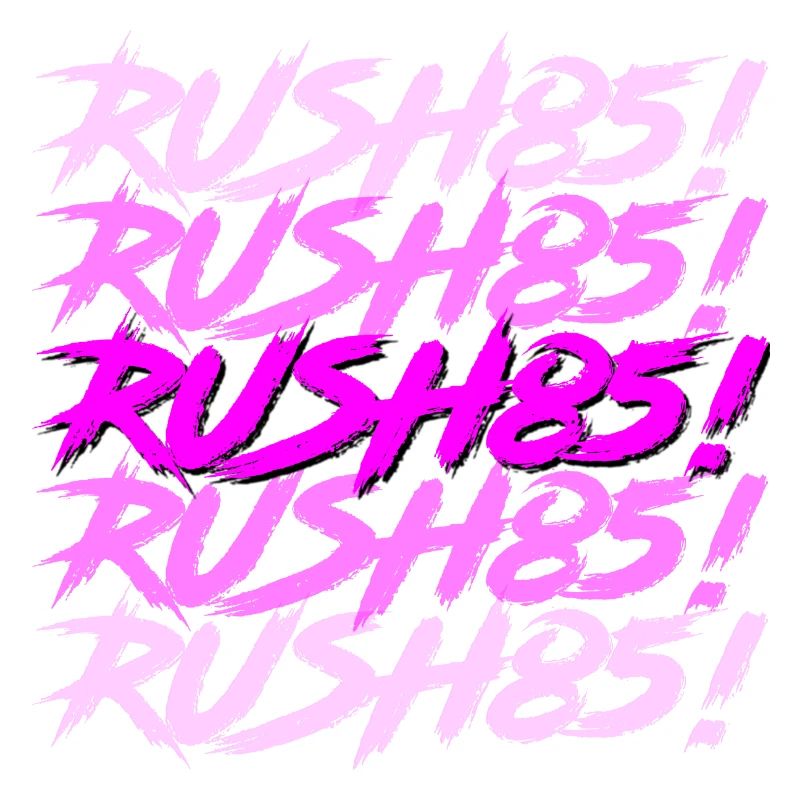 Synthwave / Cyberpunk Title Design RUSH85! -Brillant