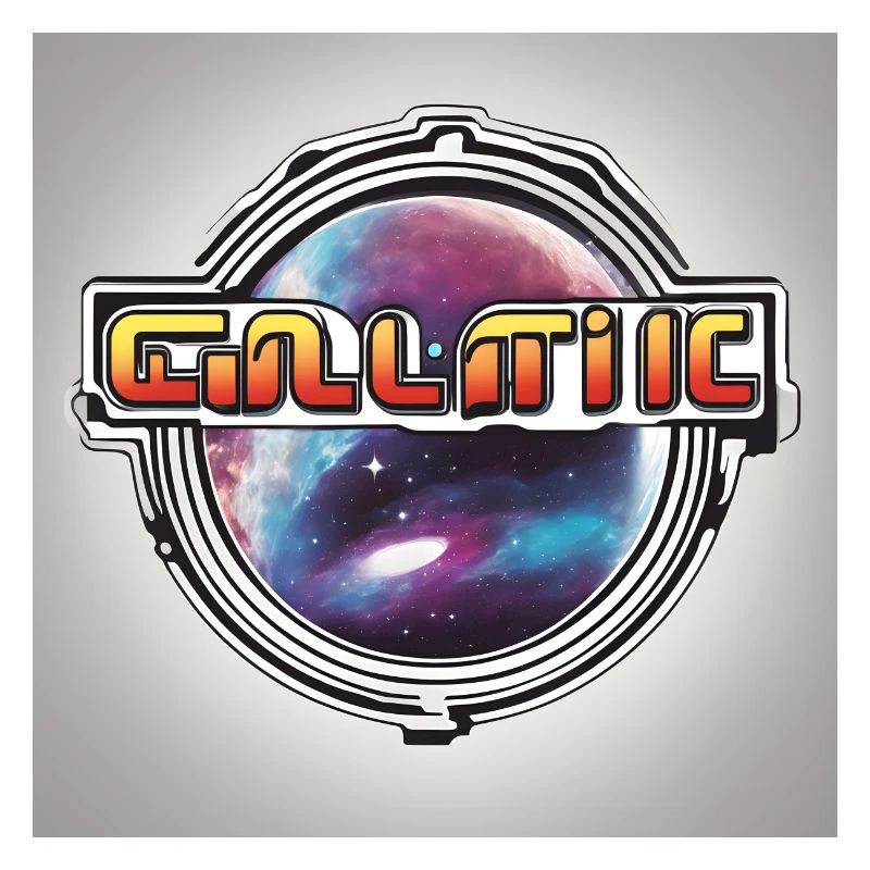 70er tshirt design galactic