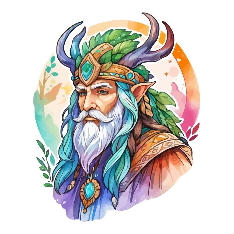 Druide Wasserfarben
