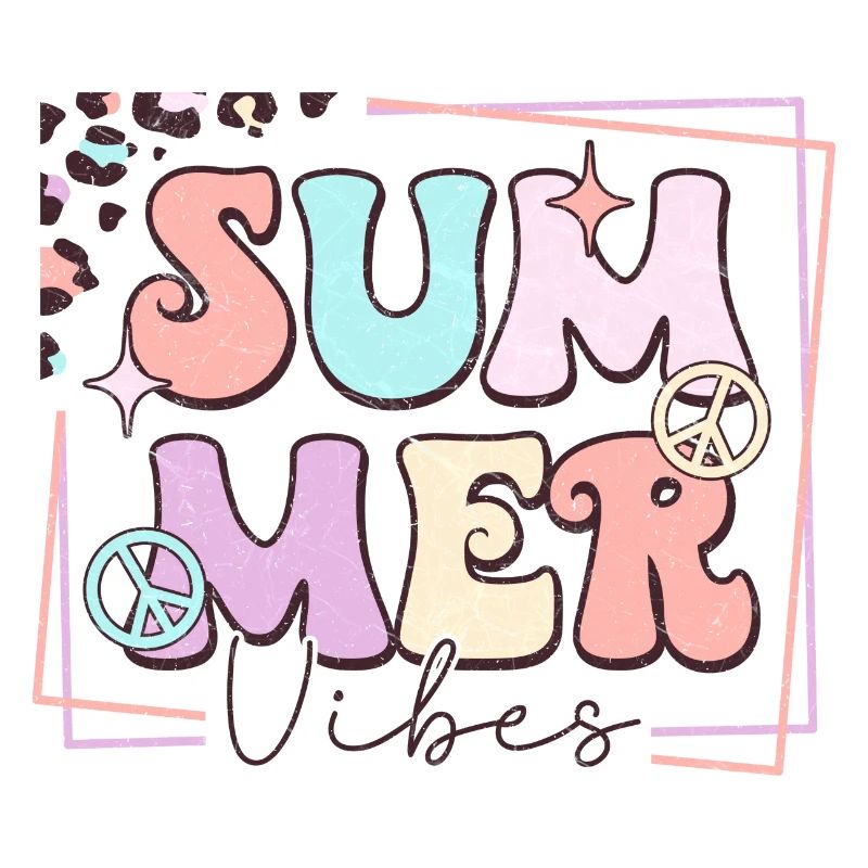 Summer Vibes - Design rétro