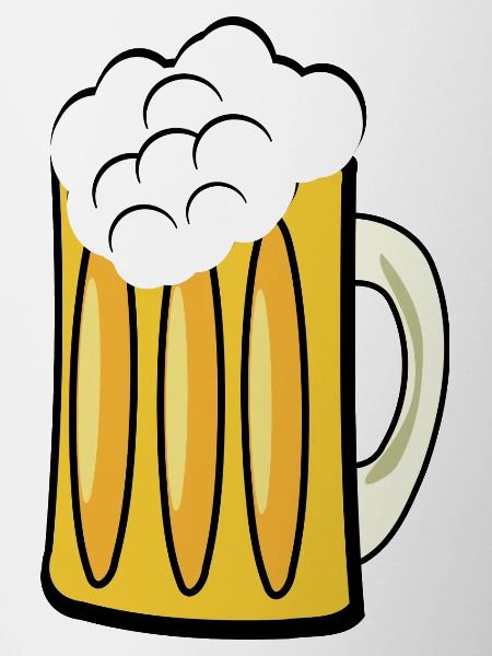 Bierkrug mit Schaum