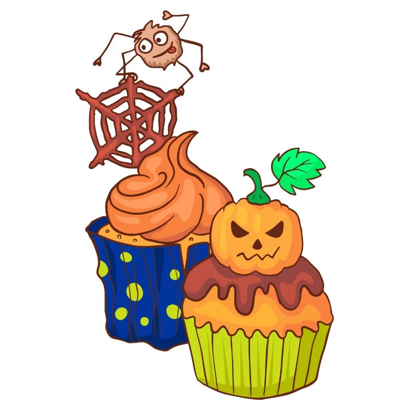 Halloween cupcake muffin cake baking sweets