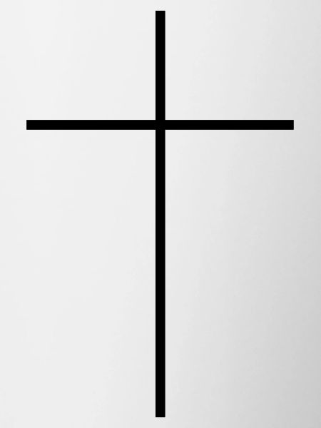Cross plain shirt