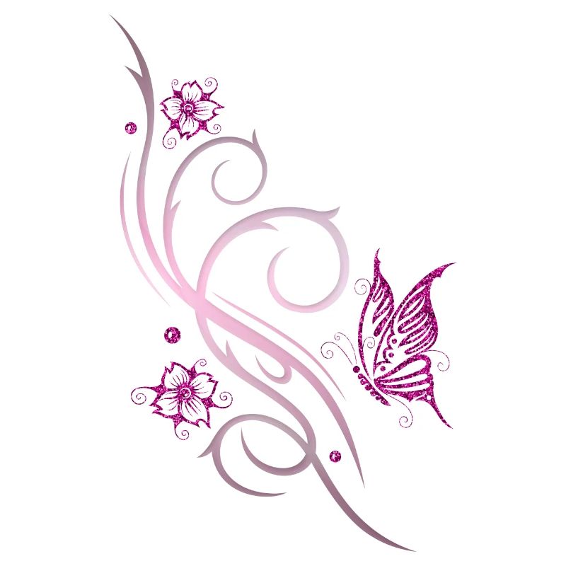 Fleurs de fleurs de cerisier papillon