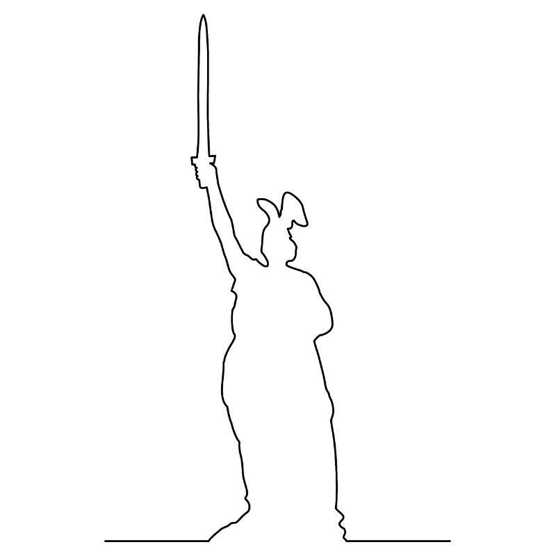 Contour du monument Hermann