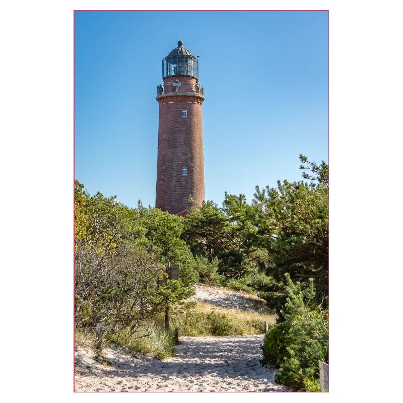 Lighthouse Darsser Place Ostsee Weststrand
