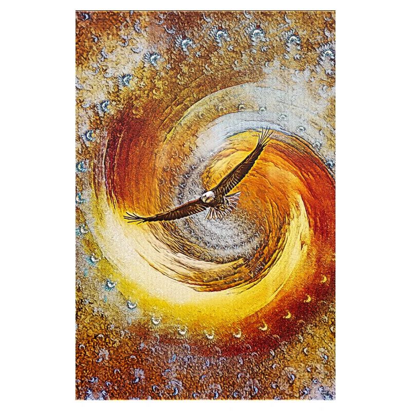 Eagle in flight