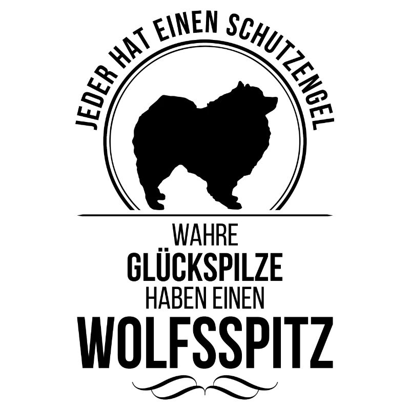 WOLFSSPITZ Schutzengel Hundespruch Wilsigns