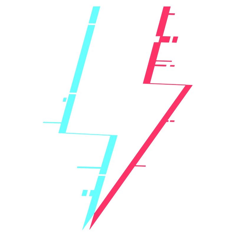 Lightning Style Retro Digital Lightning