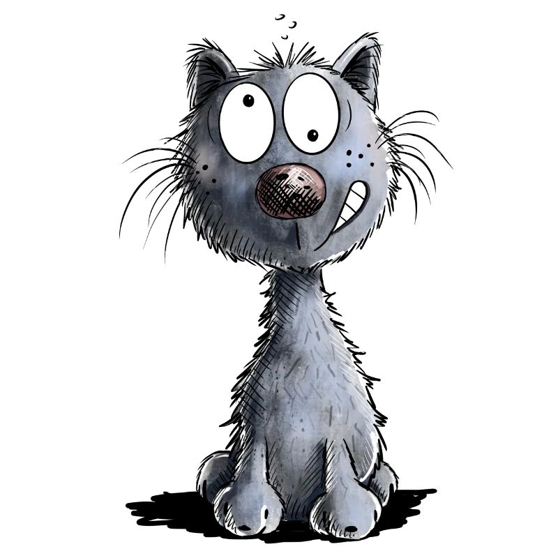 Drôle de chat noir