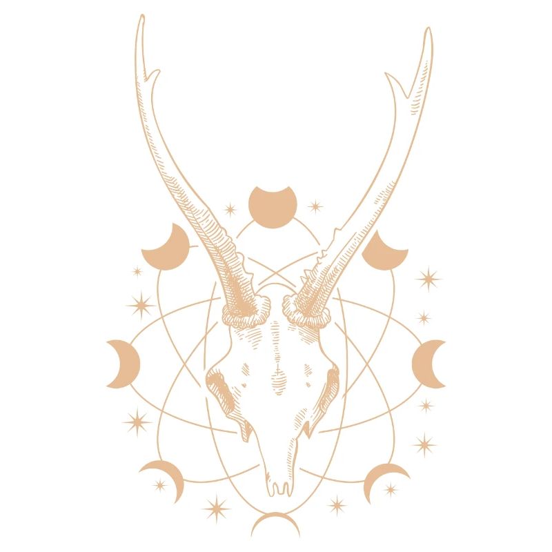 Occulte Cycle Lunaire Bois Goth