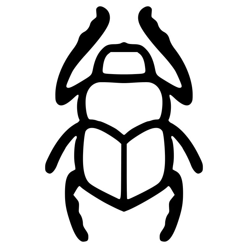 Hiéroglyphe scarabée