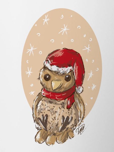 Christmas bird sparrow