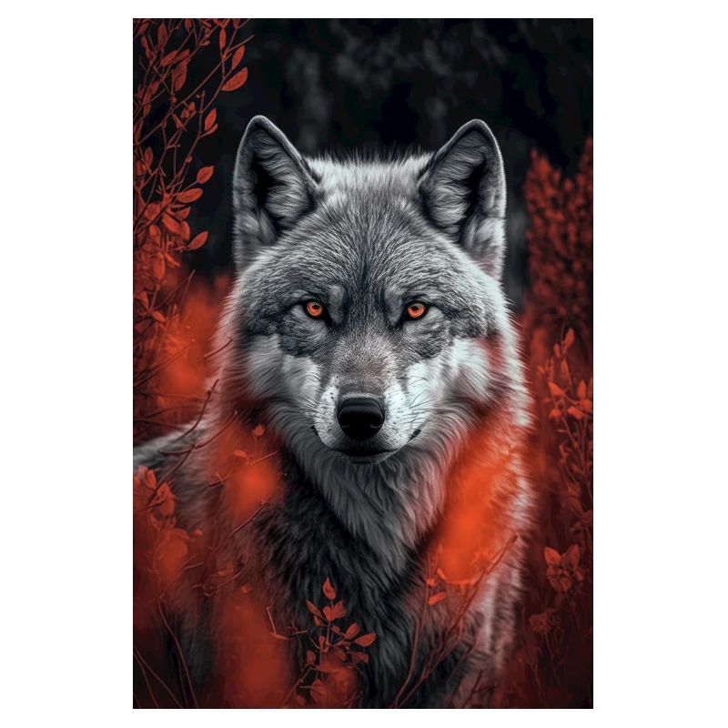 Wolf, infrared image
