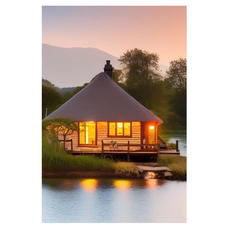 Charming lakeside cabin