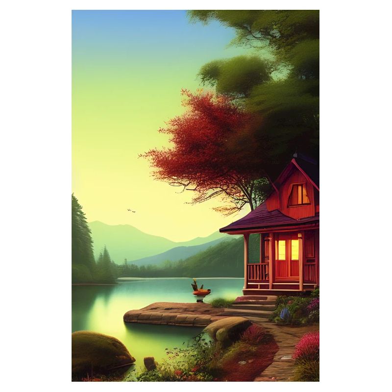 Charming lakeside cabin