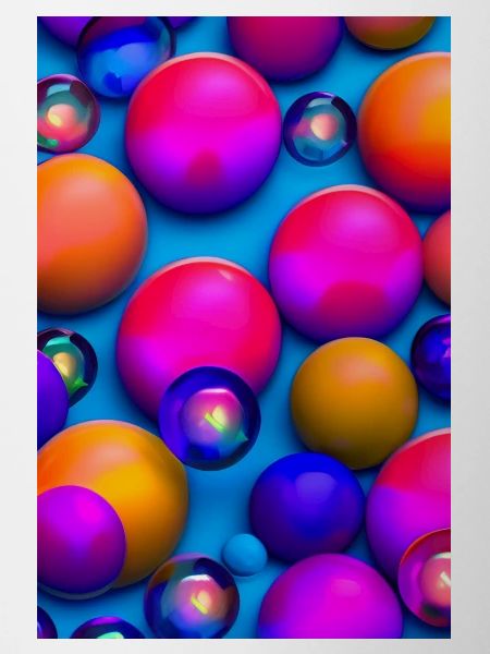 Bunte Blasen