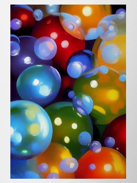 Bunte Blasen