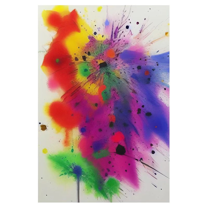 Splashes of paint