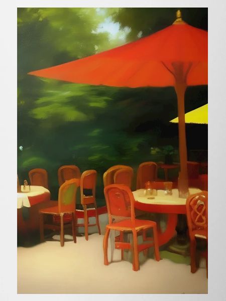 Outdoor Asian Cafe