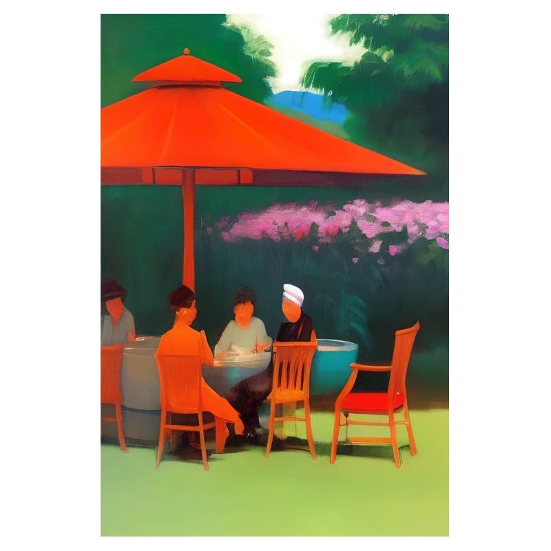 Outdoor Asian Cafe