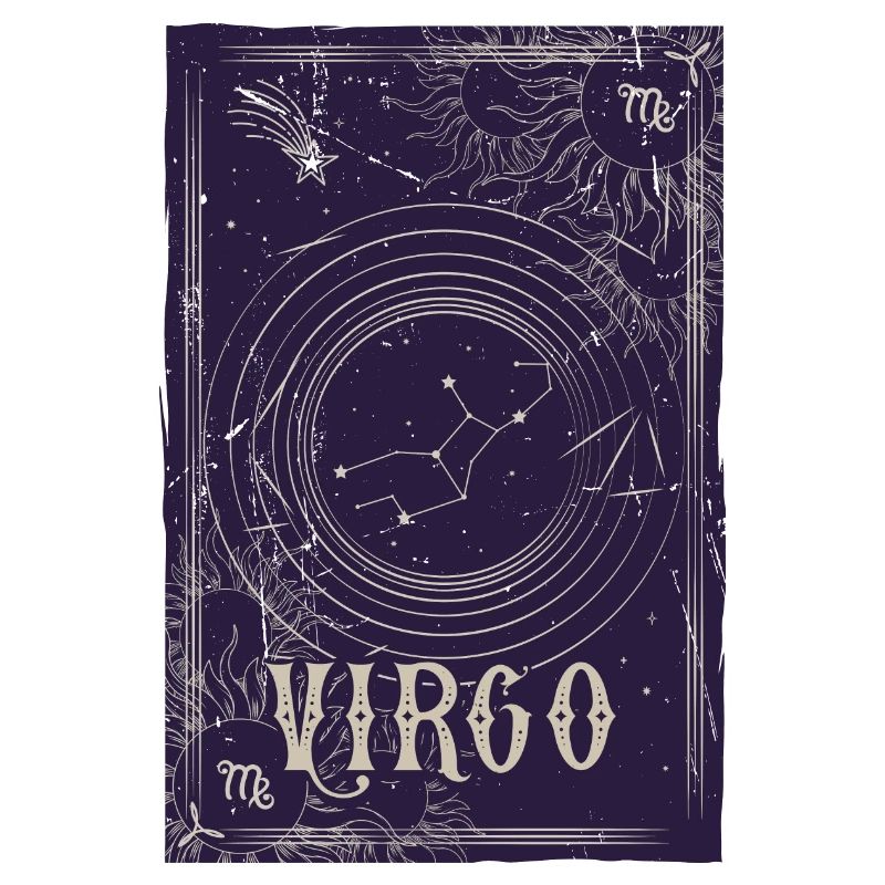 Virgo Constellation Circular Art