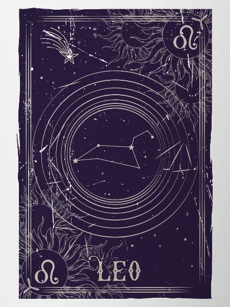 Leo Constellation Night Sky