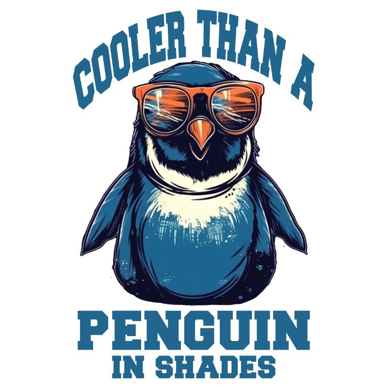 Cooler Pinguin mit Sonnenbrille