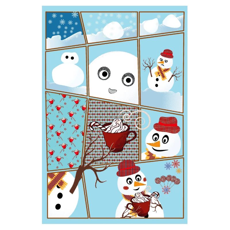 What makes a snowman happy
