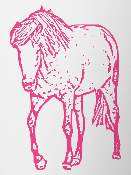 Cheval rose rose