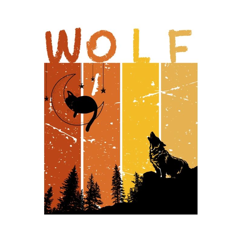 Retro Wolf