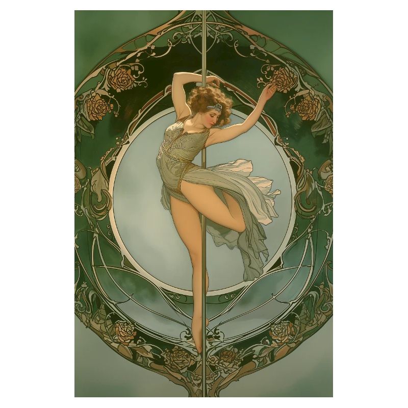 Art Nouveau Pole Dancer